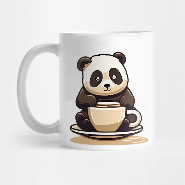 Panda Coffee: Caffeine and Cuteness by Kibo2020